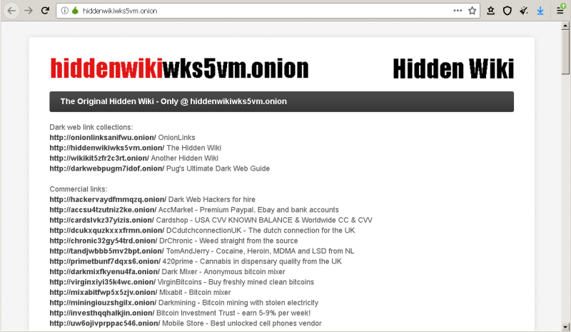 Uncensored Hidden Wiki Onion